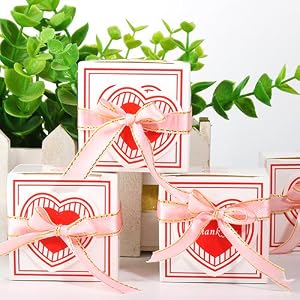 AIXIANG Pink Heart Soap Favors · 24 Individually Boxed — product detail 3