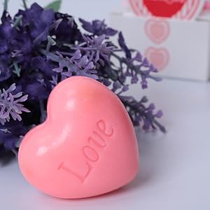 AIXIANG Pink Heart Soap Favors · 24 Individually Boxed — product detail 4