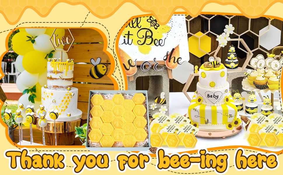 AIXIANG Mini Bee & Honeycomb Soap Favor Kit · 50 Pack — product detail 4