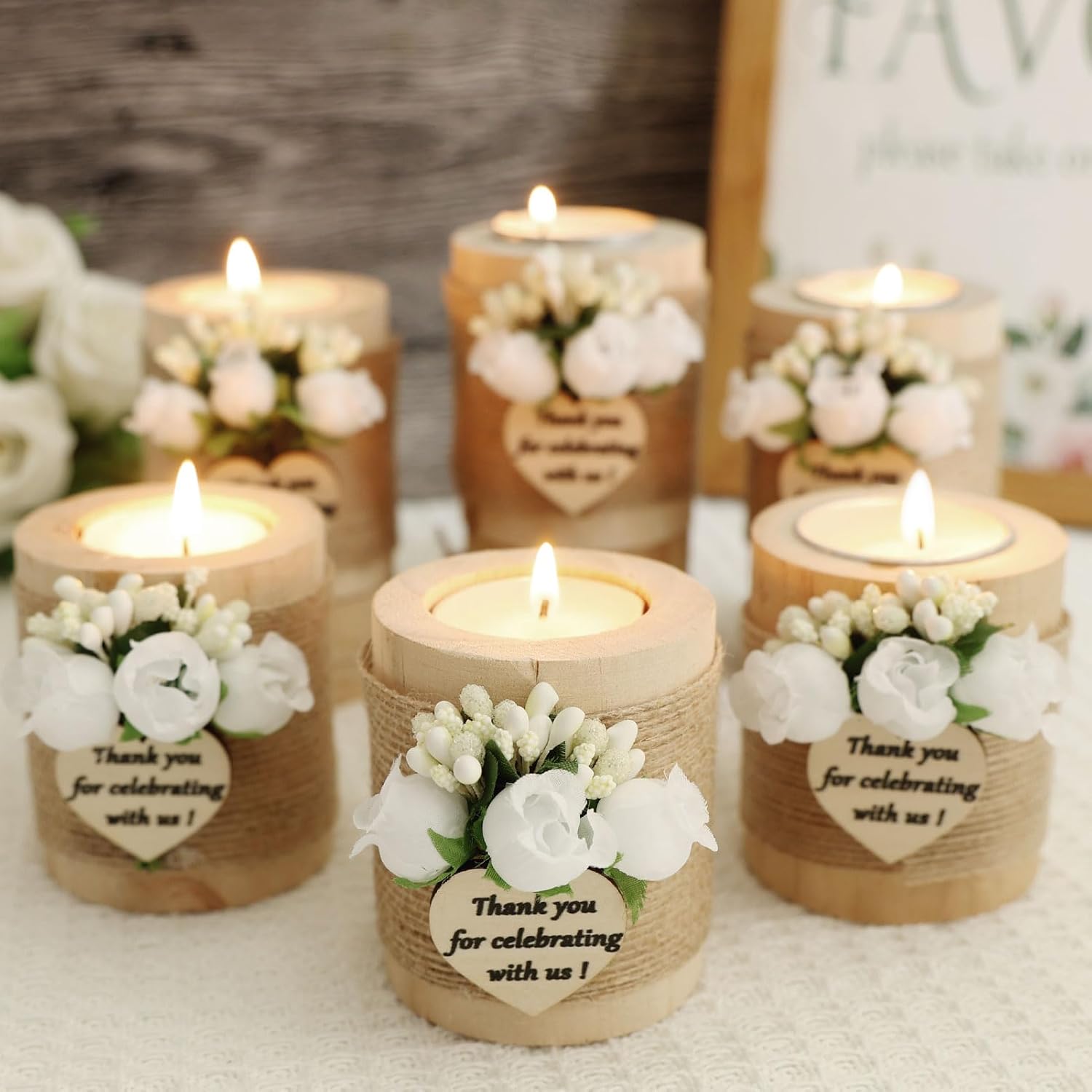 Candle Favors & Tealight Holders